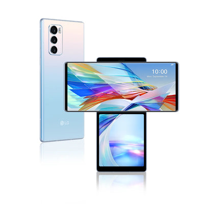 Original LG WING 5G CellPhone LMF100N F100N F100 4G LTE Mobile Phone Refurbished 6.8'' 8GB RAM 128GB ROM Android SmartPhone