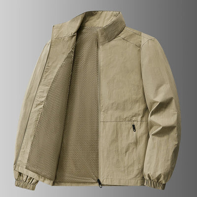 Men's jacket  spring and autumn thin casual sports jacket  windproof jacket  2025 new workwear  outdoor assault jacket  top