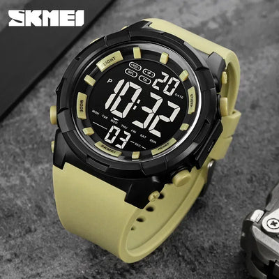 SKMEI 1845 Fashion Digital Waterproof Watch for Men Military Electronic Sport Mens Wristwatches Shockproof Clock Reloj Masculino