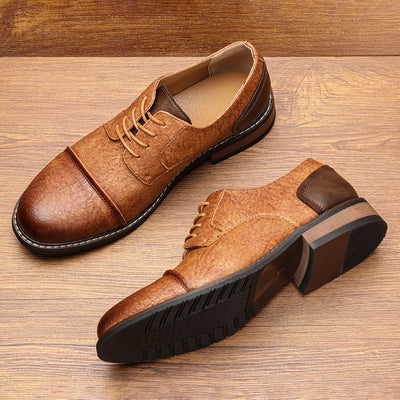 Size 7~13 Men Shoes 2024 New Men Casual Derby Shoes Fashion Men Leather Shoes