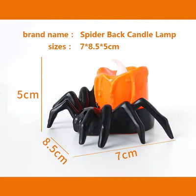 Halloween Decoration Pumpkin Lantern Decoration Party Decoration Spider Night Lantern Ghost House Horror Atmosphere Decoration