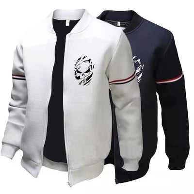 High-quality men's zip cardigan jacket business stand-up jumper jacket men's zip jacket casual sports jacket