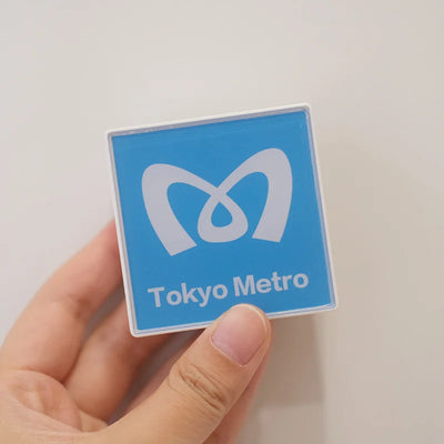 Japanese Magnetic Fridge Stickers Light Signs Tokyo Osaka Luminous Light Box Creative Refrigerator Sticker Magnets Home Decor