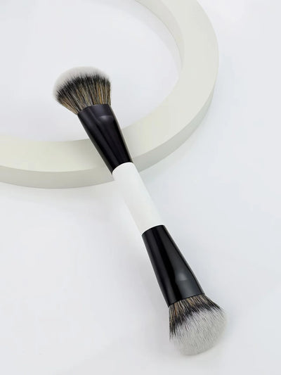 4 Double-Headed Makeup Brushes, Multi-Functional Makeup Brush, Blush Brush, Foundation Brush, Loose Powder Brush, Highlight Brush, Nose Shadow Brush, Concealer Brush, Blush Brush, Gift for Ladies and Girls