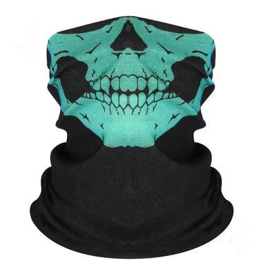 Bicycle Ski Skull Half Face Mask Ghost Scarf Multi Use Neck Warmer Cod Маска От Вируса Masque Tissu Mascara Para Rosto