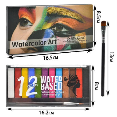 42 Color Eye Shadow Palette Face Body Painting Make Up Easy To Clean Makeup Body Paint Festival Halloween Body Paint Wholesale