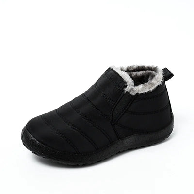 Kidmi Winter Fuzzy Women Shoes Warm Cold-proof Velvet  Antiskid Waterproof Women Boots Outdoor Indoor Soft House Women Shoes
