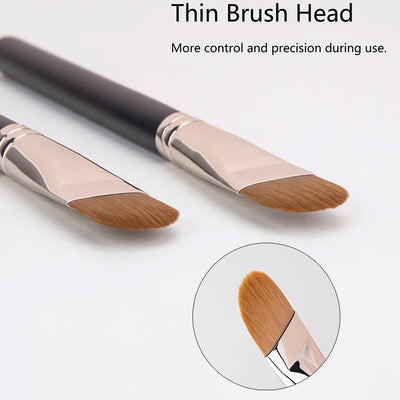 Ultra Thin Foundation Brush Lightweight and Thin Face Contour Brush Flat Contour Brush Blending Foundation Cream Makeup Brushes