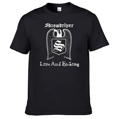 Band Skrew drivers T Shirt 100% Cotton Men Shirt N017