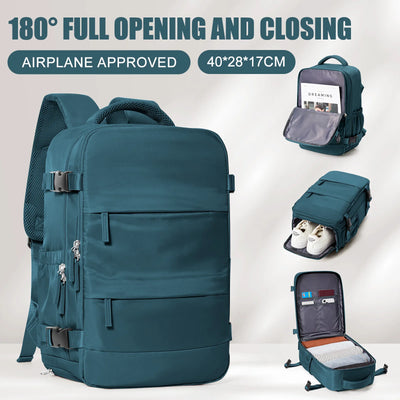 Women Men Hand Luggage Backpack Business Laptop Bag College Travel Backpack Waterproof Carry on Cabin Backpack School Backpack