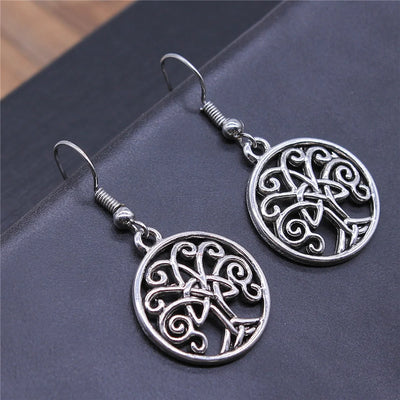 Tree Earring Women Drop Earrings Round Tree Dangle Earrings Women Fashion Jewelry Gift For Women