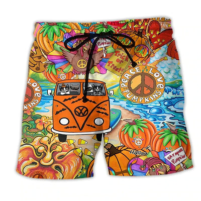 Men's Beach Shorts Skull 3D Printed Summer Surfing Board Shorts  Hawaii Shorts Men Women Swim Pants Masculina Briefs Boys