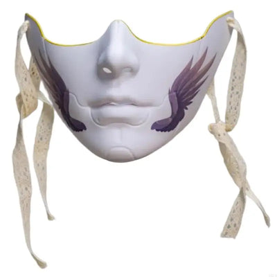 Masquerade Mask Beauty Mask Mechanical Half Face Mask Party Mask Halloween Cosplay Mask for Women Men Aesthetics Mask