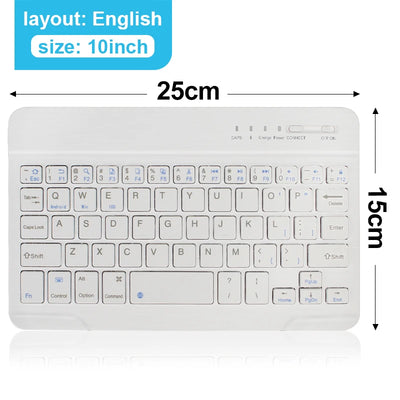 Bluetooth Keyboard Mini Keyboard 200mAh Rechargeable Keyboard Wireless Gaming Keyboard for PC Laptop Tablet Android iOS Windows