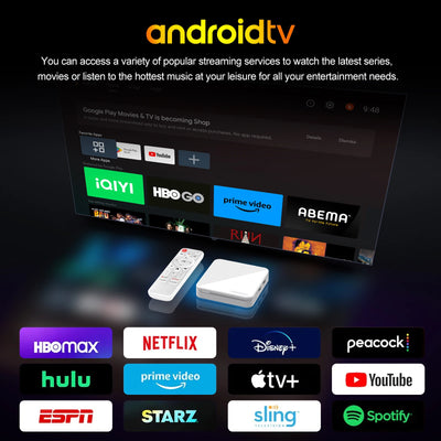 2024 New H96 MAX H313 Smart TV Box Android 14 Smart TV Box Android14 2GB 16GB 8GB Wifi6 BT 4K HD Google Voice Media Player