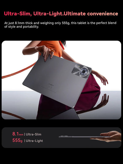 Cubot TAB 70, 2025 New Tablet Android 14, Octa-Core, 16GB RAM(6GB+10GB), 128GB ROM, 10.95