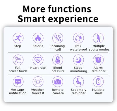 LIGE Smart Watch Women Men Full Touch Screen Bluetooth 5.2 Call Waterproof Watches Sports Fitness Tracker Factory IP67 ZL02 New