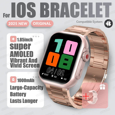2025New For XIAOMI IOS Watch Ultra2 Smart Watches Women 1000mAh 1.85