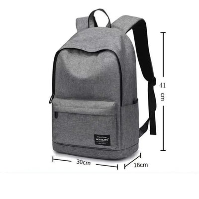 Trendy Men's Minimalist Backpack Versatile Backpack Large Capacity School Student Computer Travel Bag Washable Unisex Backpack