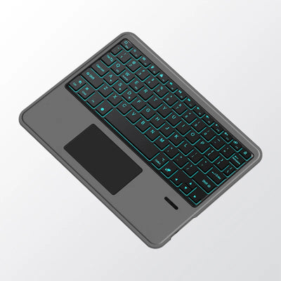 Deutsch Wireless Bluetooth Backlight Touchpad Keyboard For Phone iPad Tablet Laptop German keyboard For Android iOS Windows