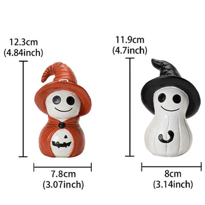 Halloween Themed Halloween Desktop Decoration Model Handicraft Spooky Creat Resin Ornaments Display Funny Doll