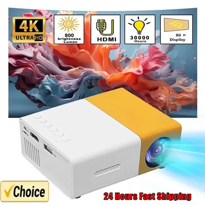 Proyector inteligente 2025 de 1000 lúmenes, WiFi 6, Bluetooth 5.3, Android 12 con enfoque automático, 4K HD para cine en casa y camping al aire libre.