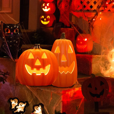 1Pc Halloween Decor Pumpkin Halloween Props Lantern Decor Pumpkin Decoration Pumpkin Light Outdoor Halloween Decorationsation