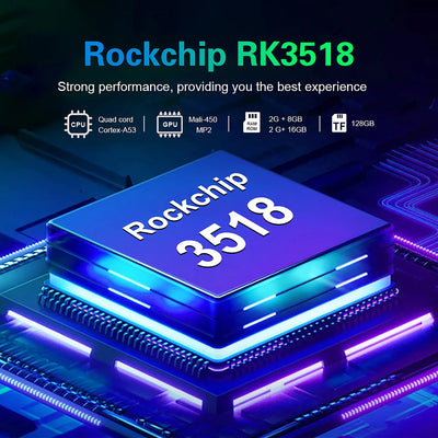 Smart TV box Factory Directly Android14 RK3518 Mortal T1 MINI Voice remote WiFi6 4K@60fps WiFi6 Blueooth 2GB16GB Streaming