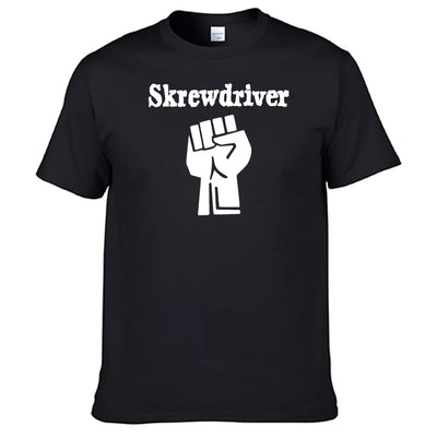 Band Skrew drivers T Shirt 100% Cotton Men Shirt N017