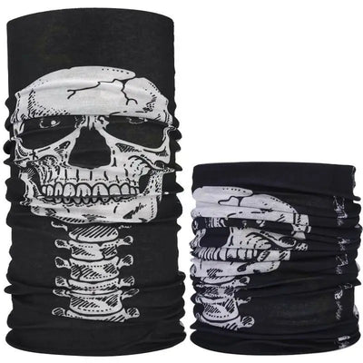 Bicycle Ski Skull Half Face Mask Ghost Scarf Multi Use Neck Warmer Cod Маска От Вируса Masque Tissu Mascara Para Rosto