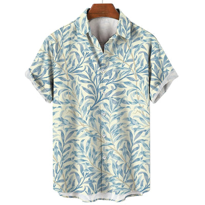 Hawaiian Shirts For Men Short Sleeve Tops New Coconut Treeo Graphic 3d Shirt Fashion Streetwear 5XL Summer Clothing Men's Blouse