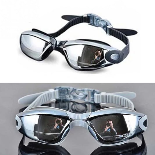 Swimming Goggles Men Women Swim Glasses with Earplug Professional Silicone Pool Diving Eyewear Waterproof Anti-fog UV Protection