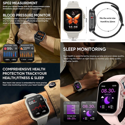 2025New For XIAOMI IOS Watch Ultra2 Smart Watches Women 1000mAh 1.85