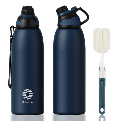 FEIJIAN-Stainless Steel Thermo Bottle with Magnetic Lid, Insulated Vacuum Flask, Outdoor Sport Water Bottle, Keep Cold, 1500ml