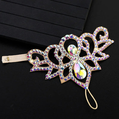 Belly Dance Necklace Rhinestone Female Adult High-End Stage Profession Performance Competition Accessories Dance Jewellery