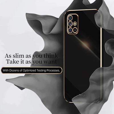 Funda de TPU suave para Samsung Galaxy M51 con protección antihuellas para la cámara.