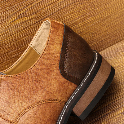 Size 7~13 Men Shoes 2024 New Men Casual Derby Shoes Fashion Men Leather Shoes
