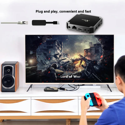 X96Mini Amlogic S905W Smart TV box  Android 9.0 Smart TV Box Support 4K H.265 HEVC AV1 HDR10 X96mini Home Theater TV