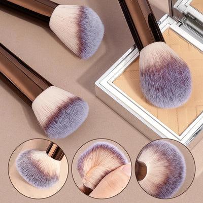 12PCS Makeup Brush Set - Foundation, Concealer, Eyeshadow & Blush Brushes for Face