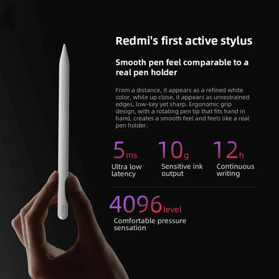 Original Redmi Stylus Pen 240Hz Draw Writing Screenshot Tablet Screen Touch 4096 level Type-C Charging Only For Redmi Pad Pro