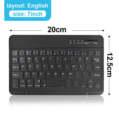 Bluetooth Keyboard Mini Keyboard 200mAh Rechargeable Keyboard Wireless Gaming Keyboard for PC Laptop Tablet Android iOS Windows