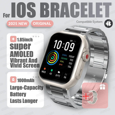 2025New For XIAOMI IOS Watch Ultra2 Smart Watches Women 1000mAh 1.85