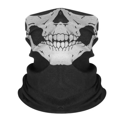 Bicycle Ski Skull Half Face Mask Ghost Scarf Multi Use Neck Warmer Cod Маска От Вируса Masque Tissu Mascara Para Rosto