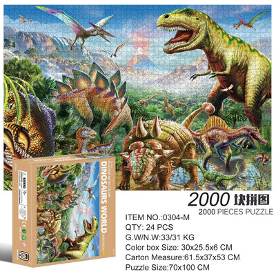 2000 Pieces Jigsaw Puzzle Various Landscape Patterns Jigsaw Puzzle Educational Toy for Kids Children 's Games Christmas Gift