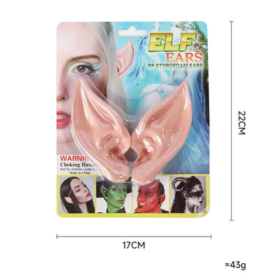 Halloween Latex Elf Ears Ghost Festival Party Demon Witch Dress Up Ears Trick Or Treat Kids Happy Halloween Day 2025