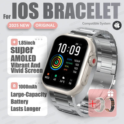 2025New For XIAOMI IOS Watch Ultra2 Smart Watches Women 1000mAh 1.85