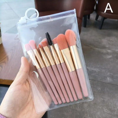8PCS Macaron Makeup Brushes Set Eye Shadow Foundation Women Cosmetic Brush DIY Blush Powder Blending Beauty Soft Make Up Tools