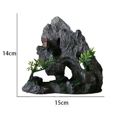 Large fish tank decoration resin aquarium decoration rockery landscape accessories fish tank aquarium decoration background