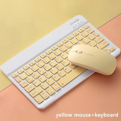 Bluetooth Keyboard and Mouse For iPad Xiaomi Samsung Huawei Phone Tablet Slim Mini Wireless Keyboard For Android IOS Windows