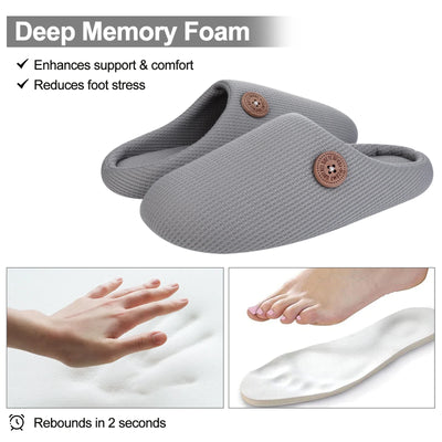 Classic Men Slippers Indoor Men House Slippers Fashion Soft Antiskid Men Shoes New Winter Cozy Flat Men Slippers Memory Foam
